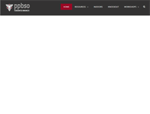 Tablet Screenshot of ppbsotoronto.org